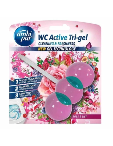 AMBIPUR WC ACTIVE TRI GEL ROSA E LIRIO