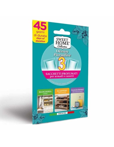 SWEET HOME PROFUMATORE CASSETTO OCEAN PARADISE 3 PEZZI 