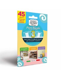 SWEET HOME PROFUMATORE CASSETTO PURO BUCATO 3 PEZZI 