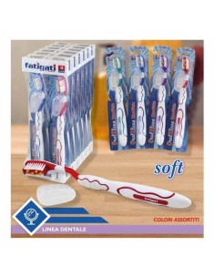 FATIGATI SPAZZOLINO DA DENTI SETOLE MORBIDE COLORI ASSORTITI