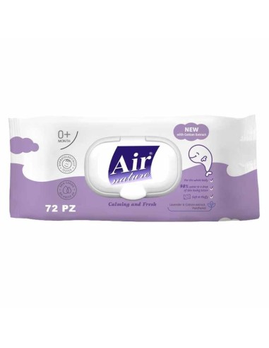 AIR NATURA SALVIETTINE BABY LAVANDA 72 PEZZI