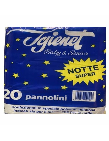 ASSORBENTI NOTTE TIPO SVEDESI PER POST PARTO 20 PEZZI