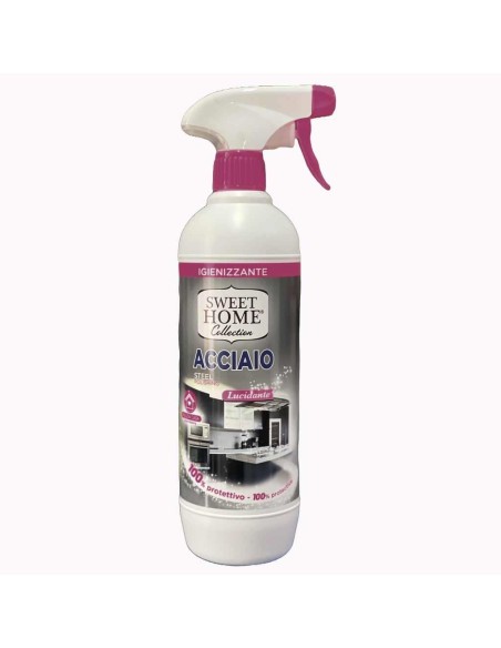 SWEET HOME ACCIAIO SPRAY LUCIDANTE PROFESSIONALE  650 ML 