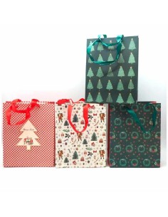 BUSTA REGALO NATALE CREARE 25 X 34 X 8.5 CM