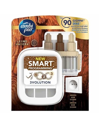 AMBI PUR ELETTRICO BASE 3 VOLUTION LENOR LEGNO E SANDALO