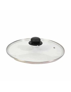 RIVADOSSI COPERCHIO VETRO TEMPERATO CON VALVOLA 24 CM