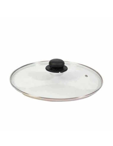 RIVADOSSI COPERCHIO VETRO TEMPERATO CON VALVOLA 30 CM