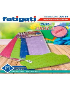 FATIGATI PANNO MICROFIBRA 50 X 70 QUADRETTATO CON ASOLA 