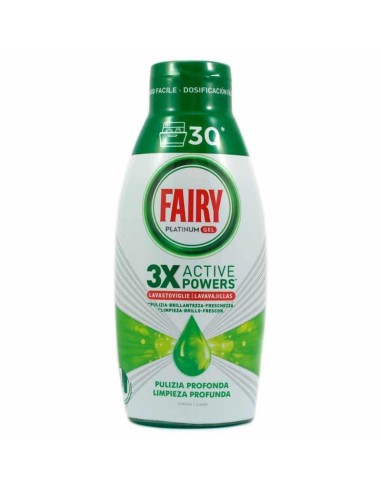 FAIRY PLATINUM GEL LAVASTOVIGLIE 3 X ACTIVE POWERS CLASSICO 