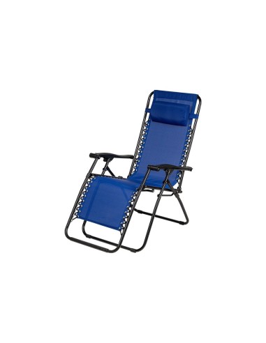 Sedia A Sdraio Colore Blu Gravity