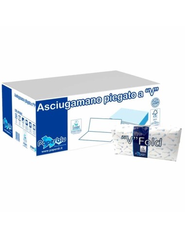 PAPERBLU ASCIUGAMANO PIEGATO A V 21 X 21,5 CM  PZ 3150