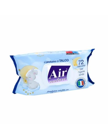 AIR NATURA SALVIETTINE BABY TALCO 72 PEZZI