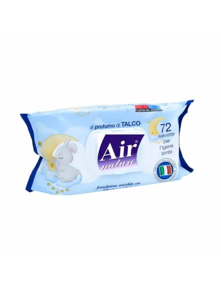 AIR NATURA SALVIETTINE BABY TALCO 72 PEZZI