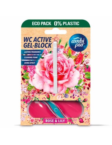 AMBI PUR WC ACTIVE GEL BLOCK  ROSE E LILY