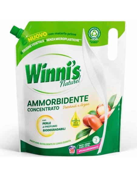 WINNI'S AMMORBIDENTE BIO NATURAL PATCHOULI E ARGAN 50 LAV.