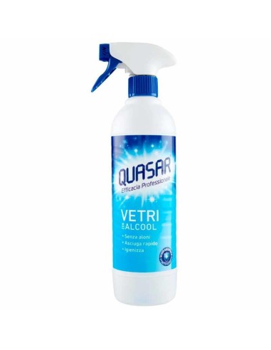 QUASAR VETRI CON ALCOOL SPRAY 580 ML