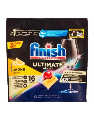 FINISH TABS POWERBALL ULTIMATE QUANTUM LIMONE 16 PEZZI