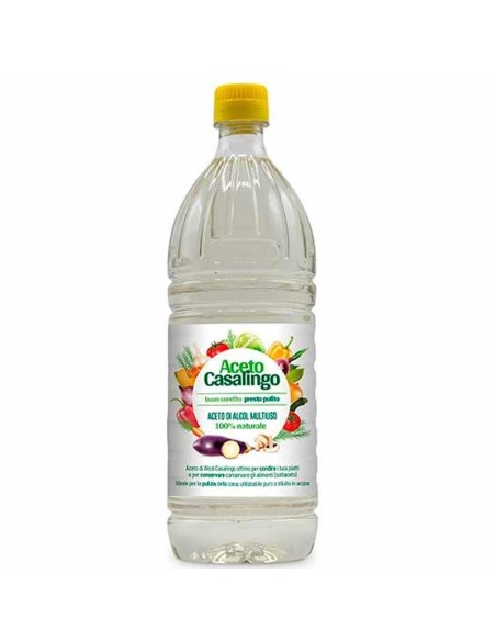 ACETO DI ALCOOL NATURALE MULTIUSO 1 LT