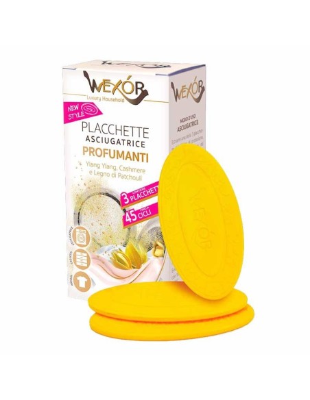 WEXOR PLACCHETTE ASCIUGATRICE PROFUMANTISSIMI 3 PEZZI