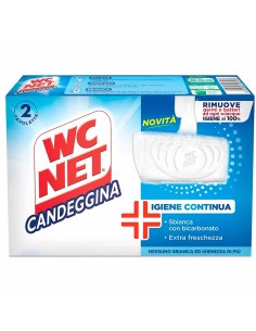 WC NET TAVOLETTE WC CON CANDEGGINA 2 PEZZI 