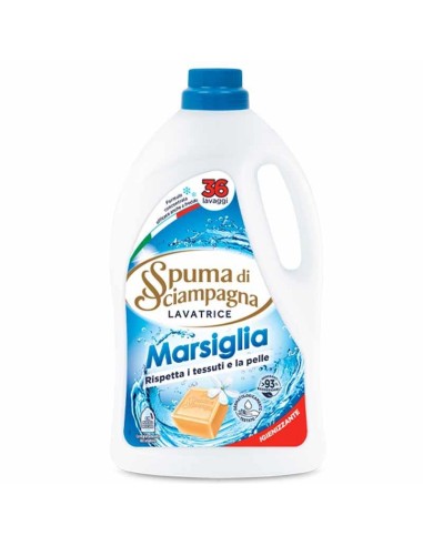 SPUMA DI SCIAMPAGNA LAVATRICE IGIENIZZANTE MARSIGLIA 36 LAV.