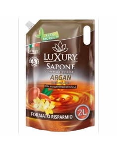 LUXURI SAPONE LIQUIDO IN BUSTA ARGAN ANTIBATTERICO 2 LT