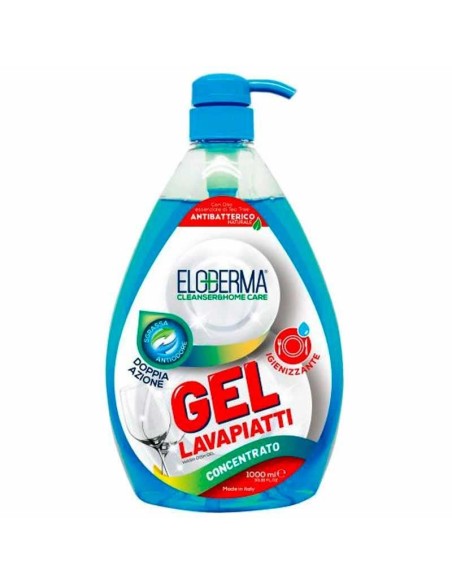 ELODERMA GEL CONCENTRATO LAVAPIATTI ANTIBATTERICO 1 LITRO