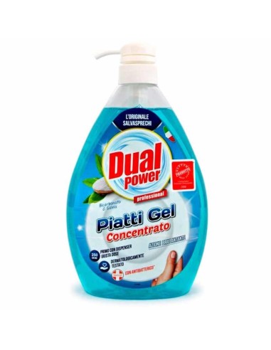 DUAL POWER PIATTI GEL CON DOSATORE BICARBONATO MANI 1 LT