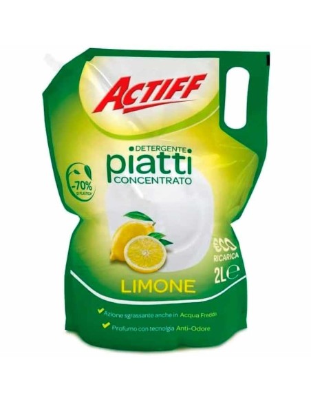 ACTIFF PIATTI ECO RICARICA CONCENTRATO LIMONE 2 LT