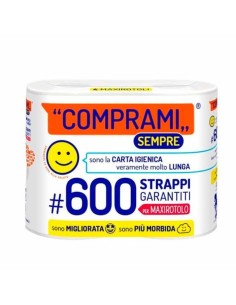 COMPRAMI CARTA IGIENICA 4 ROTOLI 600 STRAPPI
