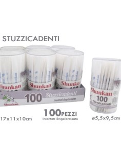STUZZICADENTI 100 PZ INCARTATI