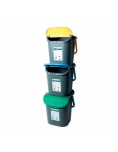 PATTUMIERA 3 PZ TOWER BIN IMPILABILI VERTICALE 30 LT 