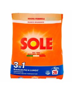 SOLE DETERSIVO IN POLVERE BIANCO SPLENDENTE 26 MISURINI 