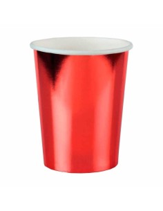 NATALUNA BICCHIERI ROSSI 12 PEZZI 266 ML 