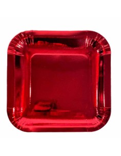 NATALUNA PIATTI QUADRATI 8 PEZZI 18 X 18 CM