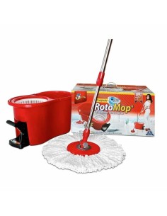 ROTOMOP CON PEDALE SECCHIO MANICO E MOP FRANGE