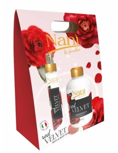 NANI CONF. LE JARDIN RED VELVET ACQUA PROFUMATA E BAGNOSCH.