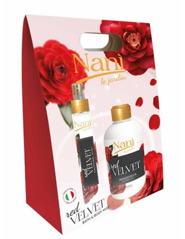 NANI CONF. LE JARDIN RED VELVET ACQUA PROFUMATA E BAGNOSCH.