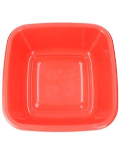 BACINELLA QUADRATA 14 LT ROSSA 