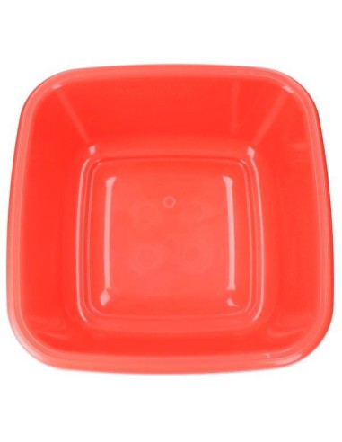 BACINELLA QUADRATA 14 LT ROSSA 