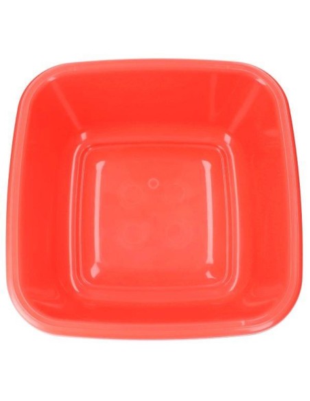 BACINELLA QUADRATA 14 LT ROSSA 