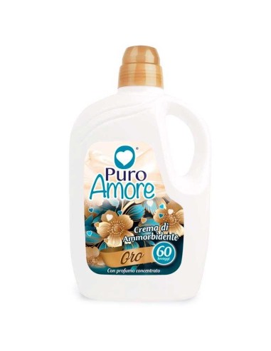 PURO AMORE CREMA DI AMMORBIDENTE ORO 60 LAVAGGI 3 LT