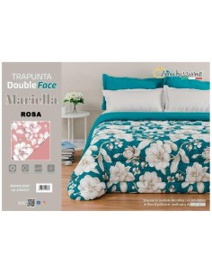 TRAPUNTA DOUBLE FACE MARIELLA MATRIMONIALE ROSA
