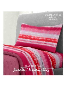 COMPLETO LETTO SINGOLO DISEGNO 1456 ALBORI ROSA VAR. 02