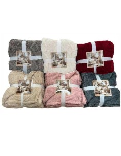 PLAID BIANCANEVE 130 X 160 GRIGIO 