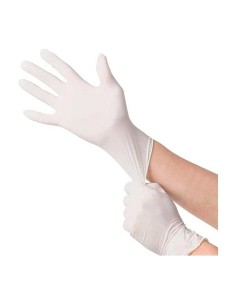 GUANTI LATTICE SENZA POLVERE TG M 100 PZ