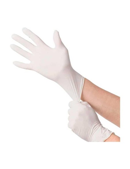 GUANTI LATTICE SENZA POLVERE TG M 100 PZ