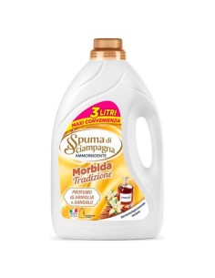 SPUMA DI SCIAMPAGNA AMMORBIDENTE VANIGLIA 50 LAVAGGI 3 LT