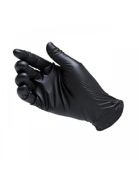 TULIP GUANTI NITRILE NERI MISURA XL 100 PEZZI