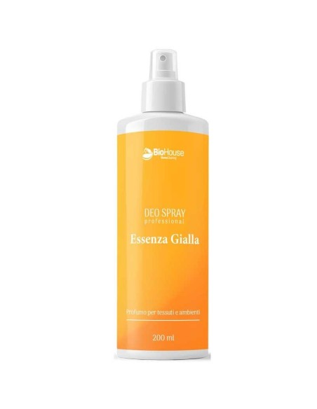 BIO HOUSE DEO SPRAY AMBIENTI E TESSUTI ESSENZA GIALLA 200 ML